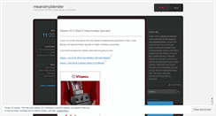 Desktop Screenshot of meandmyblender.com